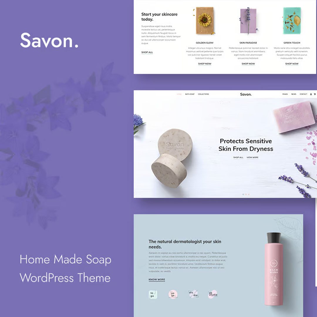 Savon - Handmade, Organic Shop WordPress Theme